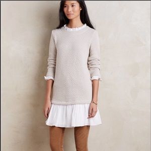 Anthropologie | Layered Ruffle Trim Tunic